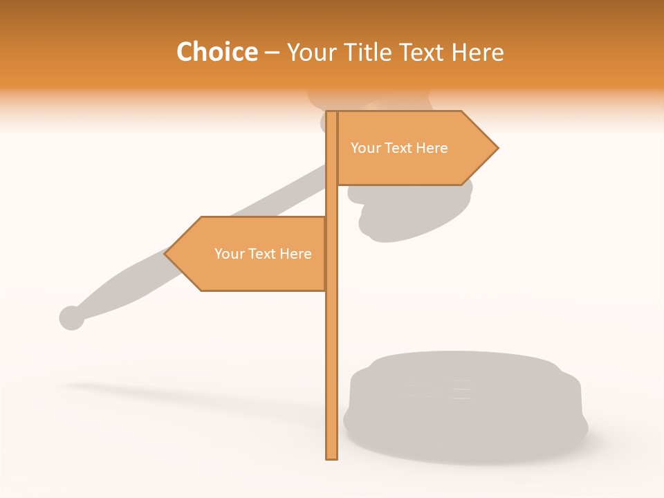 Background Order Shape PowerPoint Template