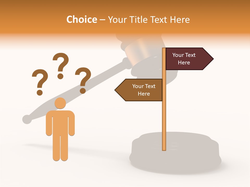 Background Order Shape PowerPoint Template
