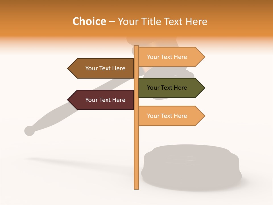 Background Order Shape PowerPoint Template