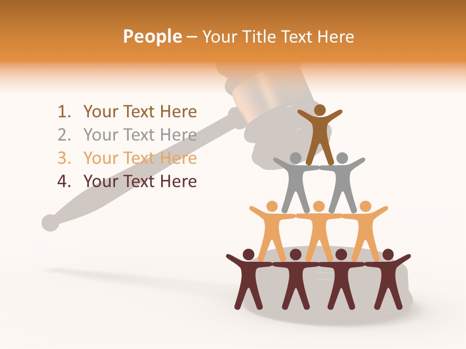 Background Order Shape PowerPoint Template