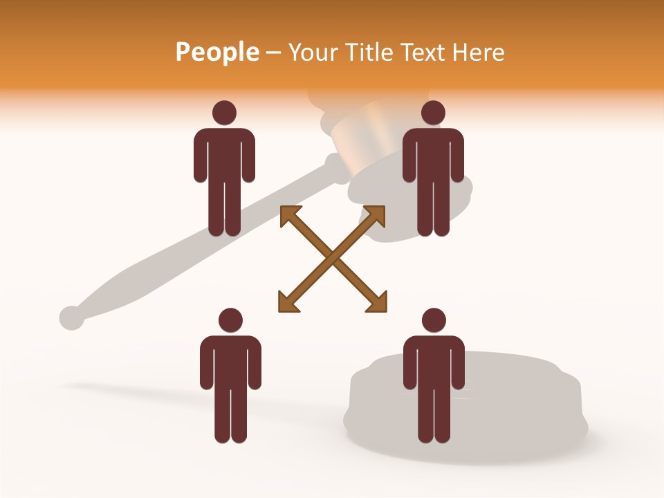 Background Order Shape PowerPoint Template