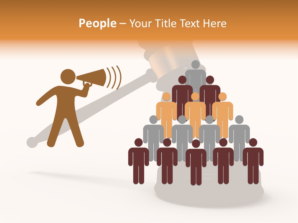 Background Order Shape PowerPoint Template