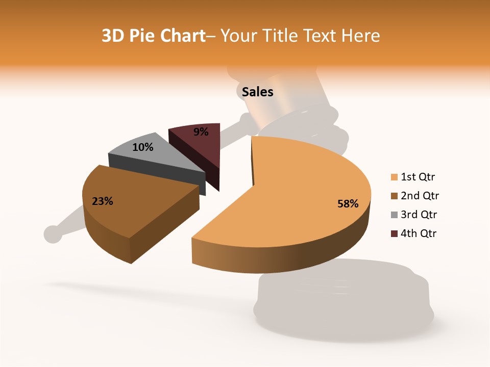 Background Order Shape PowerPoint Template
