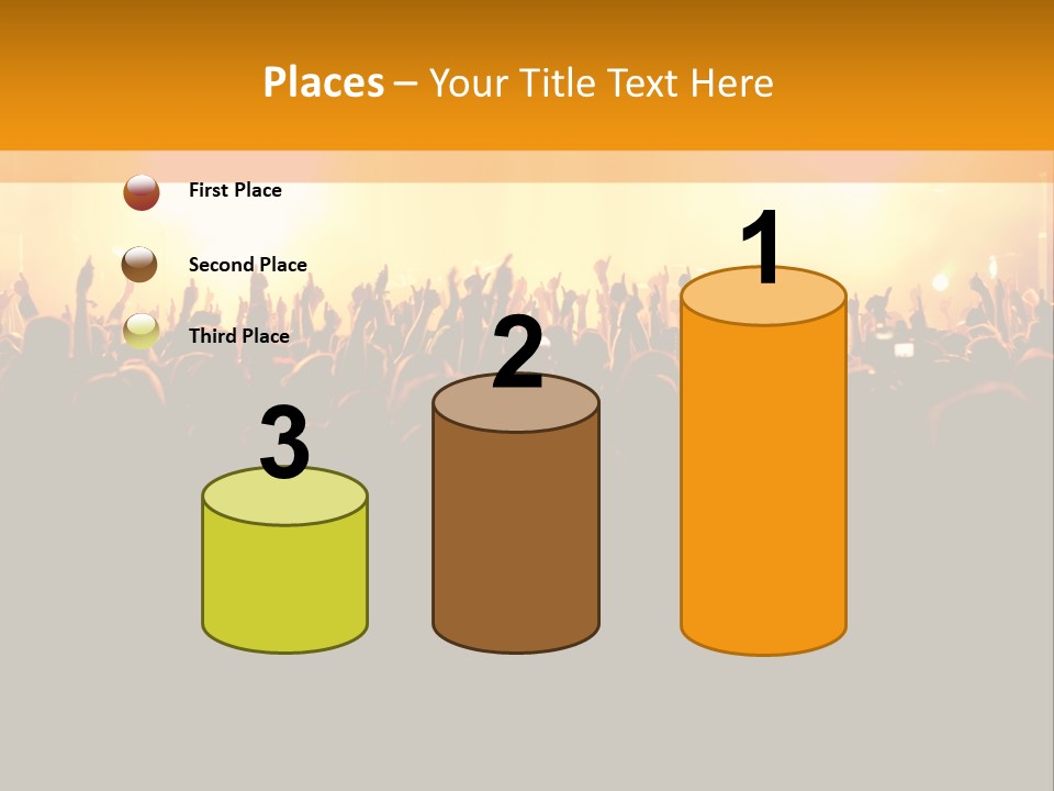 Silhouette Sound Actor PowerPoint Template