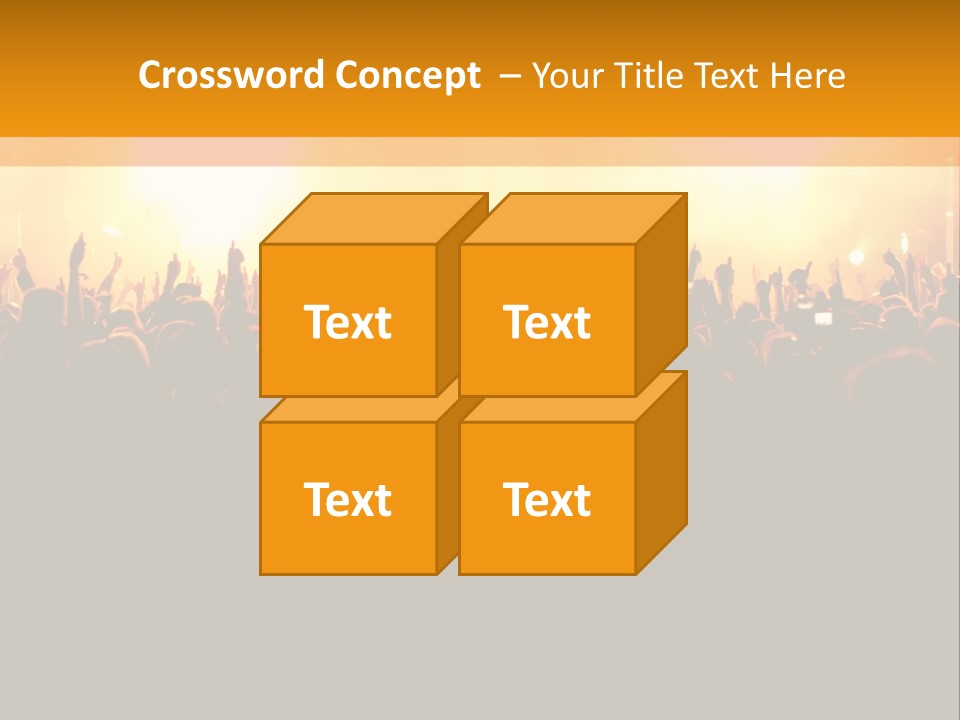 Silhouette Sound Actor PowerPoint Template
