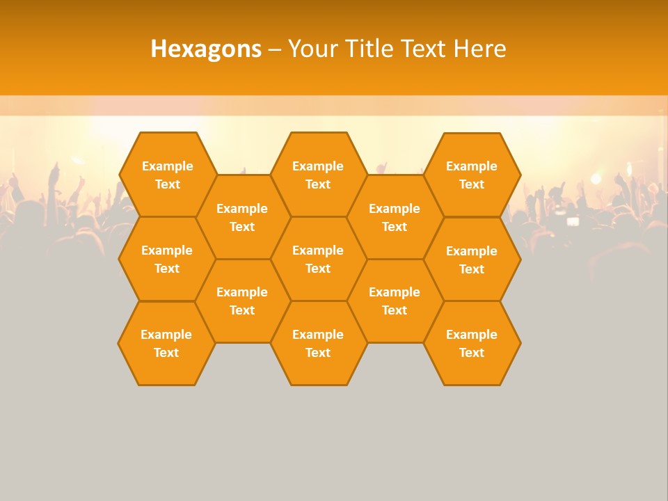 Silhouette Sound Actor PowerPoint Template