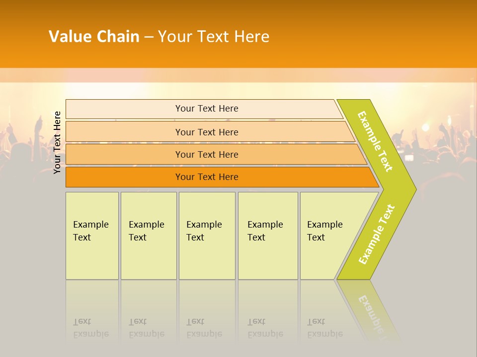 Silhouette Sound Actor PowerPoint Template