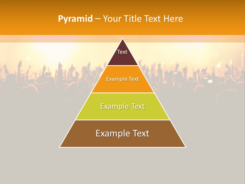 Silhouette Sound Actor PowerPoint Template