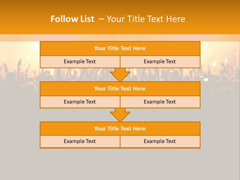 Silhouette Sound Actor PowerPoint Template