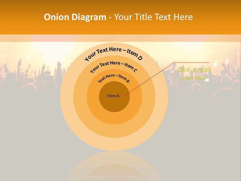 Silhouette Sound Actor PowerPoint Template