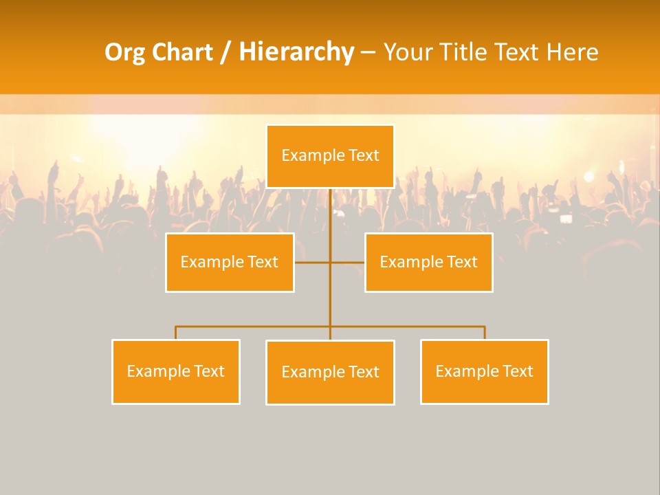Silhouette Sound Actor PowerPoint Template