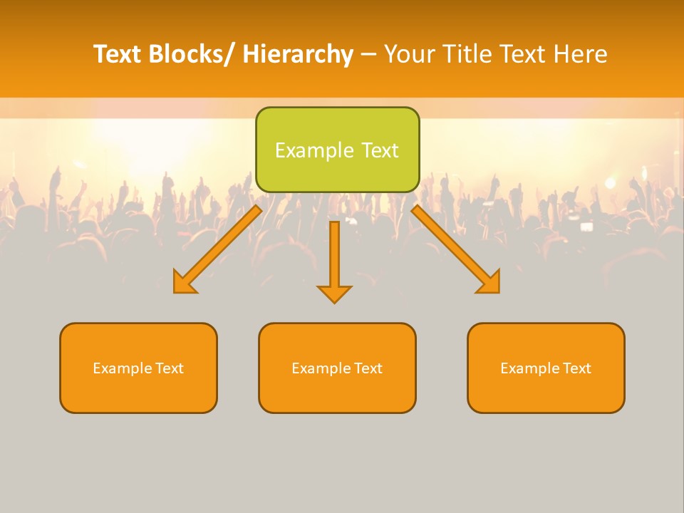 Silhouette Sound Actor PowerPoint Template
