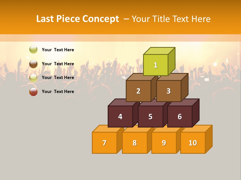 Silhouette Sound Actor PowerPoint Template