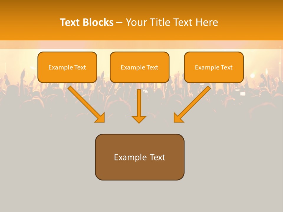 Silhouette Sound Actor PowerPoint Template