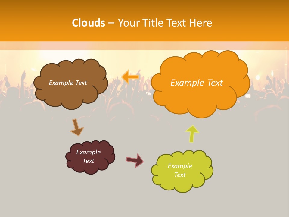 Silhouette Sound Actor PowerPoint Template
