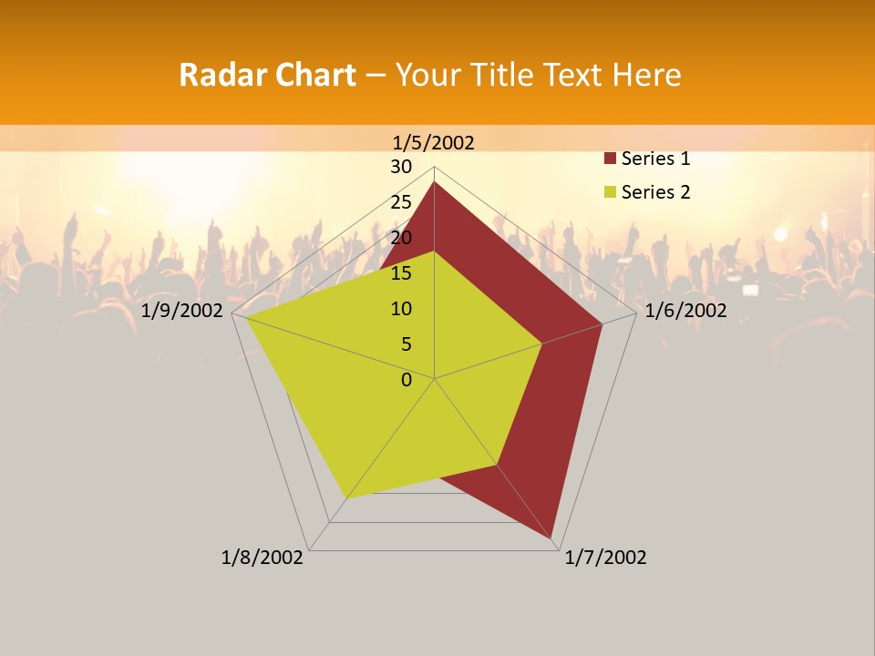 Silhouette Sound Actor PowerPoint Template