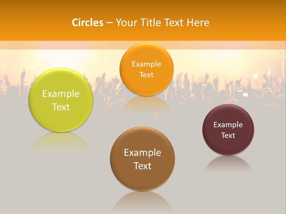 Silhouette Sound Actor PowerPoint Template