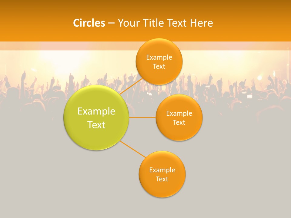 Silhouette Sound Actor PowerPoint Template