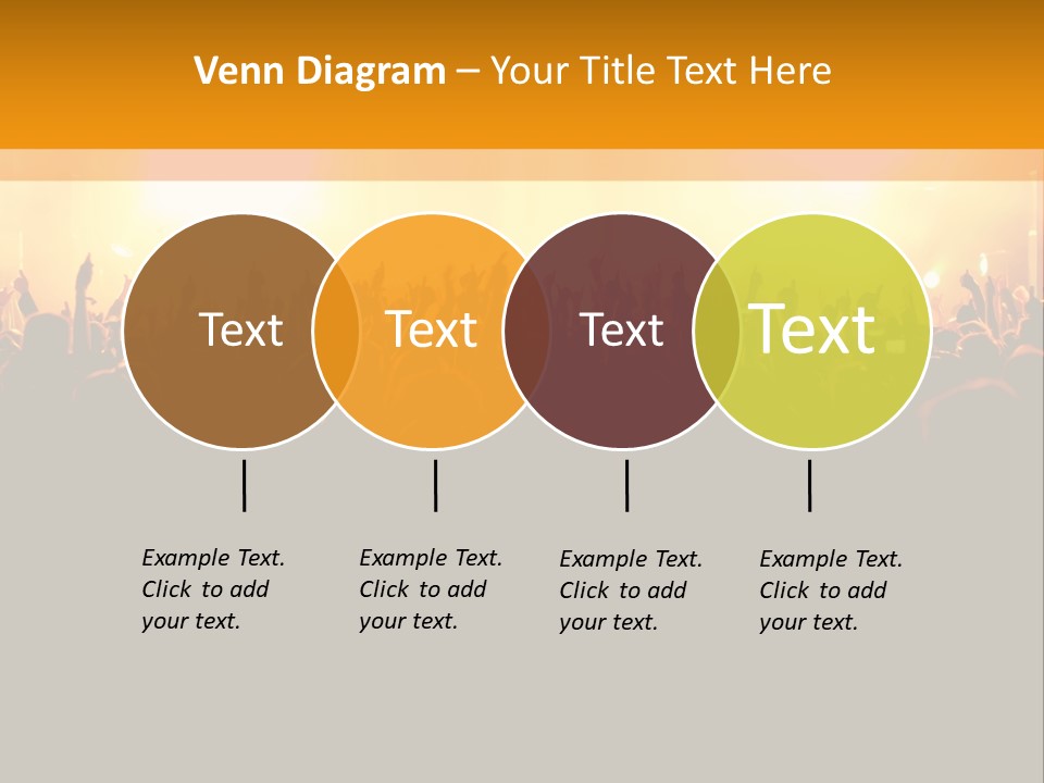 Silhouette Sound Actor PowerPoint Template