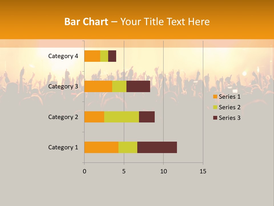 Silhouette Sound Actor PowerPoint Template