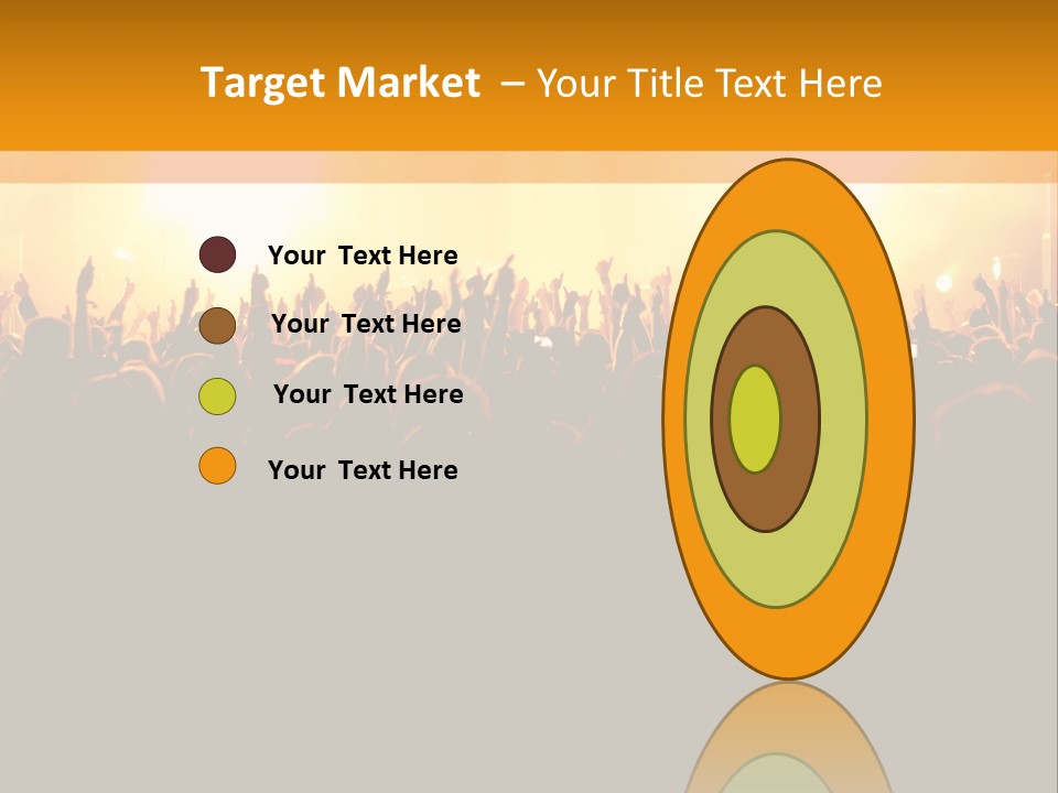 Silhouette Sound Actor PowerPoint Template