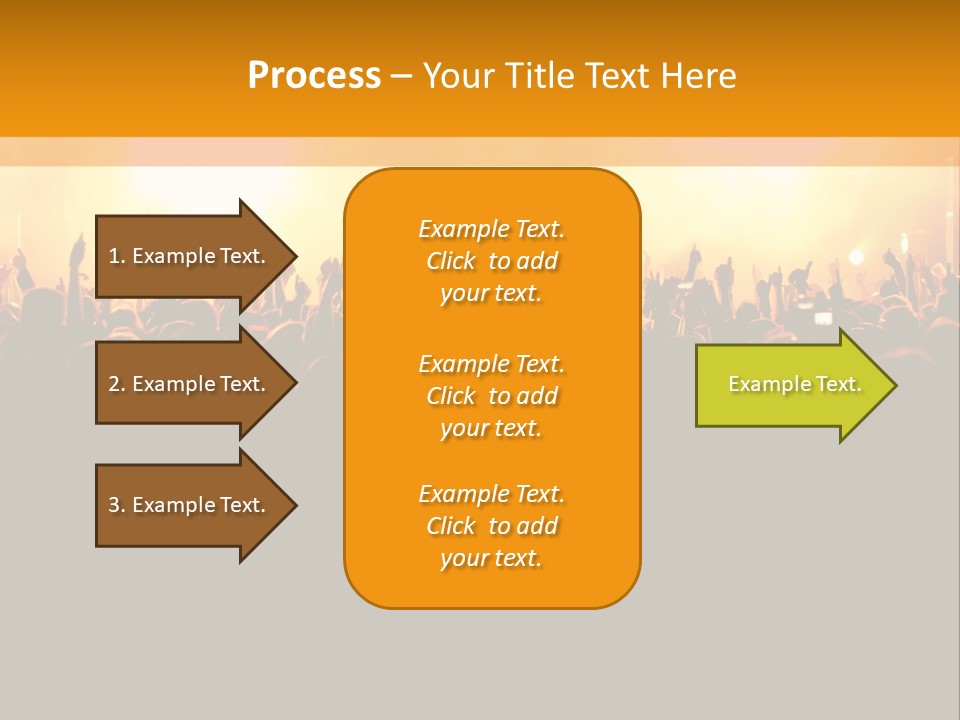 Silhouette Sound Actor PowerPoint Template