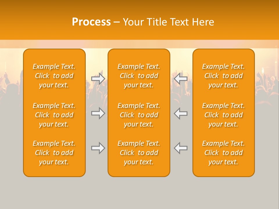 Silhouette Sound Actor PowerPoint Template