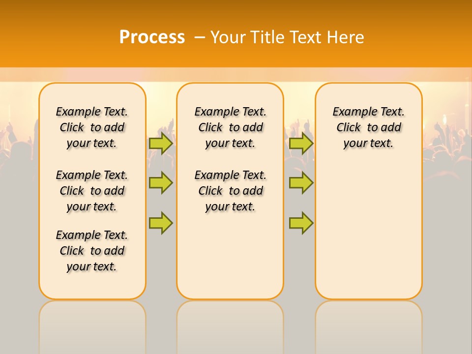 Silhouette Sound Actor PowerPoint Template