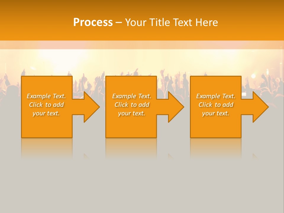 Silhouette Sound Actor PowerPoint Template
