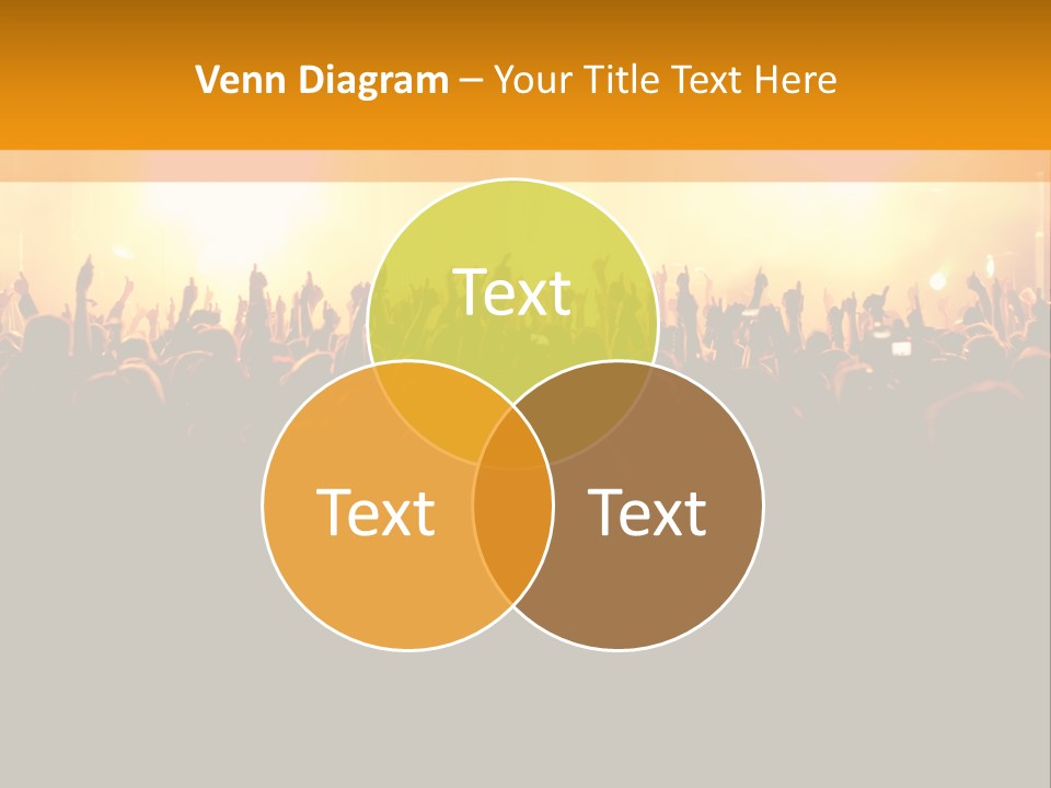 Silhouette Sound Actor PowerPoint Template