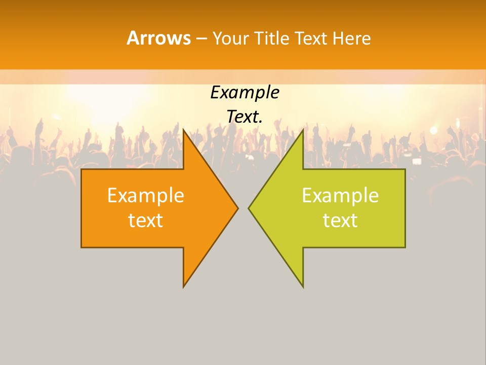 Silhouette Sound Actor PowerPoint Template