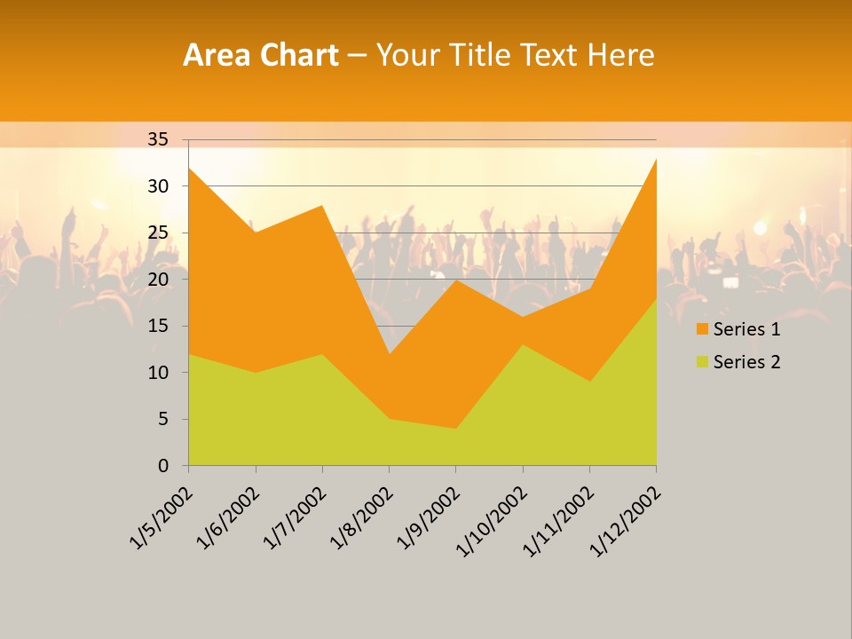 Silhouette Sound Actor PowerPoint Template