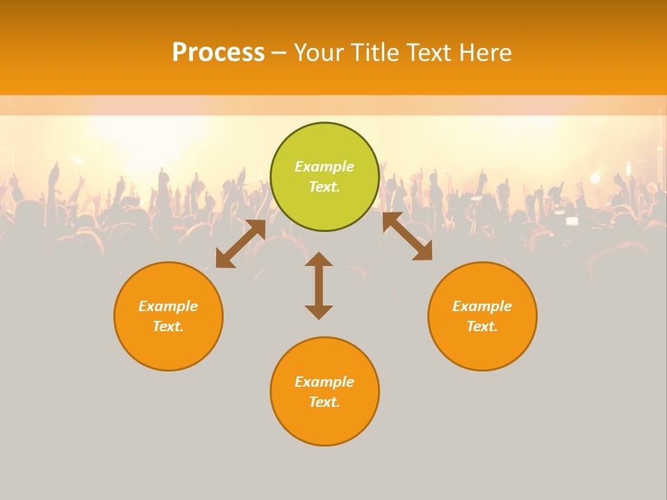 Silhouette Sound Actor PowerPoint Template