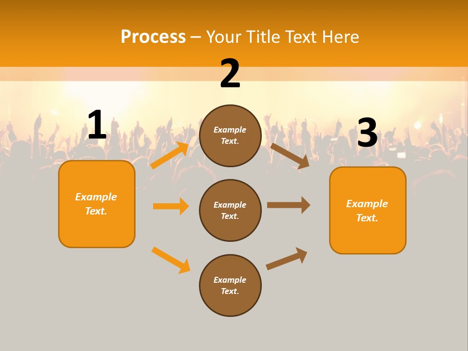 Silhouette Sound Actor PowerPoint Template