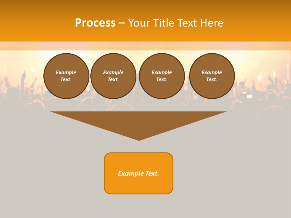 Silhouette Sound Actor PowerPoint Template