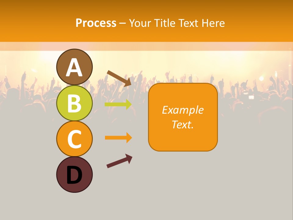Silhouette Sound Actor PowerPoint Template