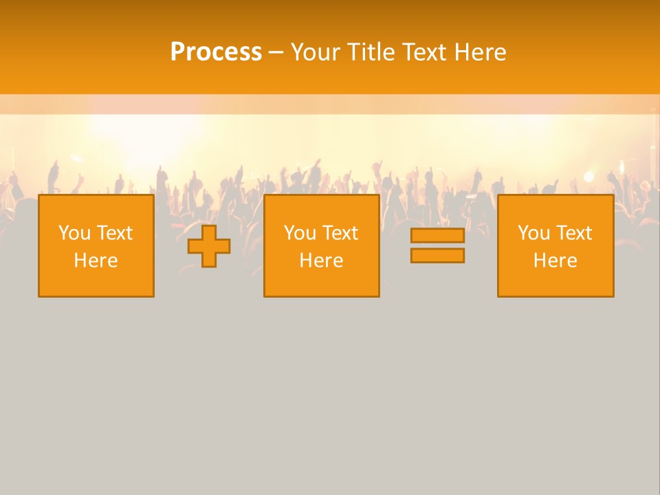 Silhouette Sound Actor PowerPoint Template