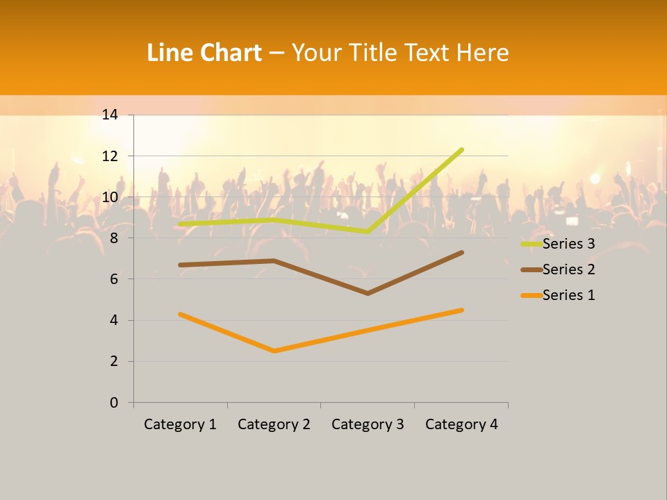 Silhouette Sound Actor PowerPoint Template