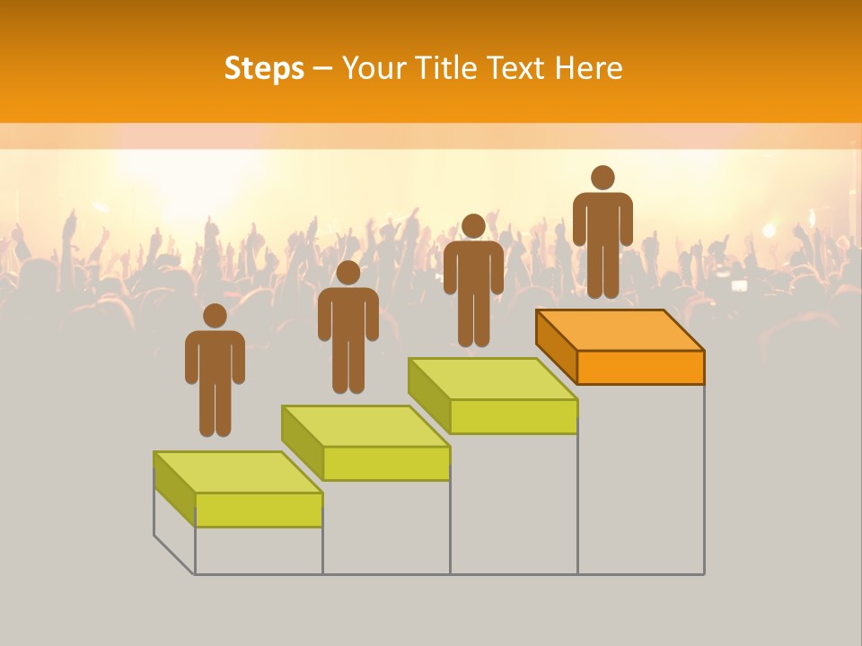 Silhouette Sound Actor PowerPoint Template