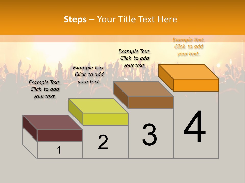 Silhouette Sound Actor PowerPoint Template