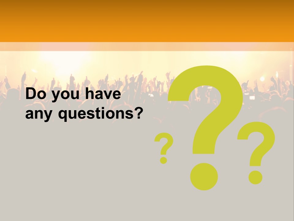 Silhouette Sound Actor PowerPoint Template