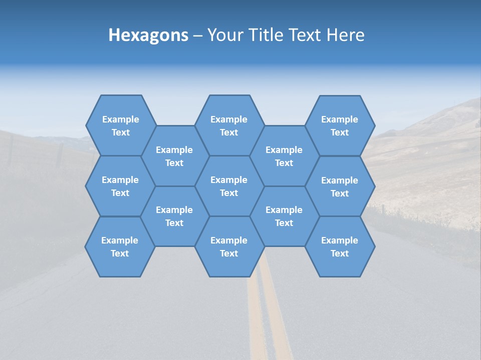 Brown Luis Highway PowerPoint Template