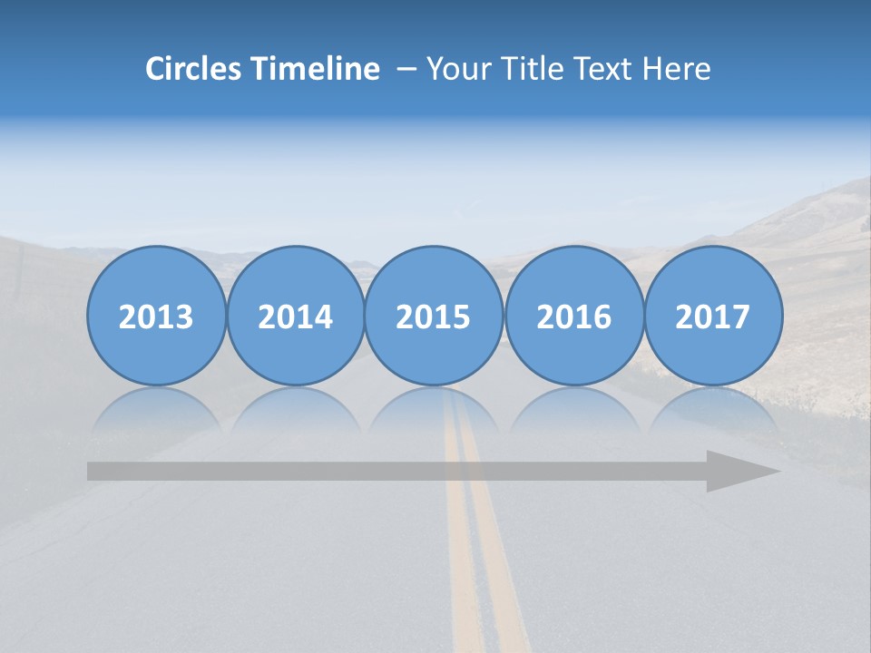 Brown Luis Highway PowerPoint Template