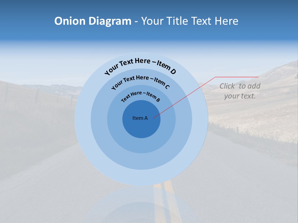 Brown Luis Highway PowerPoint Template