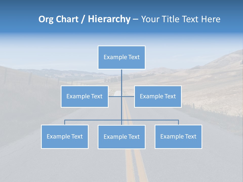 Brown Luis Highway PowerPoint Template