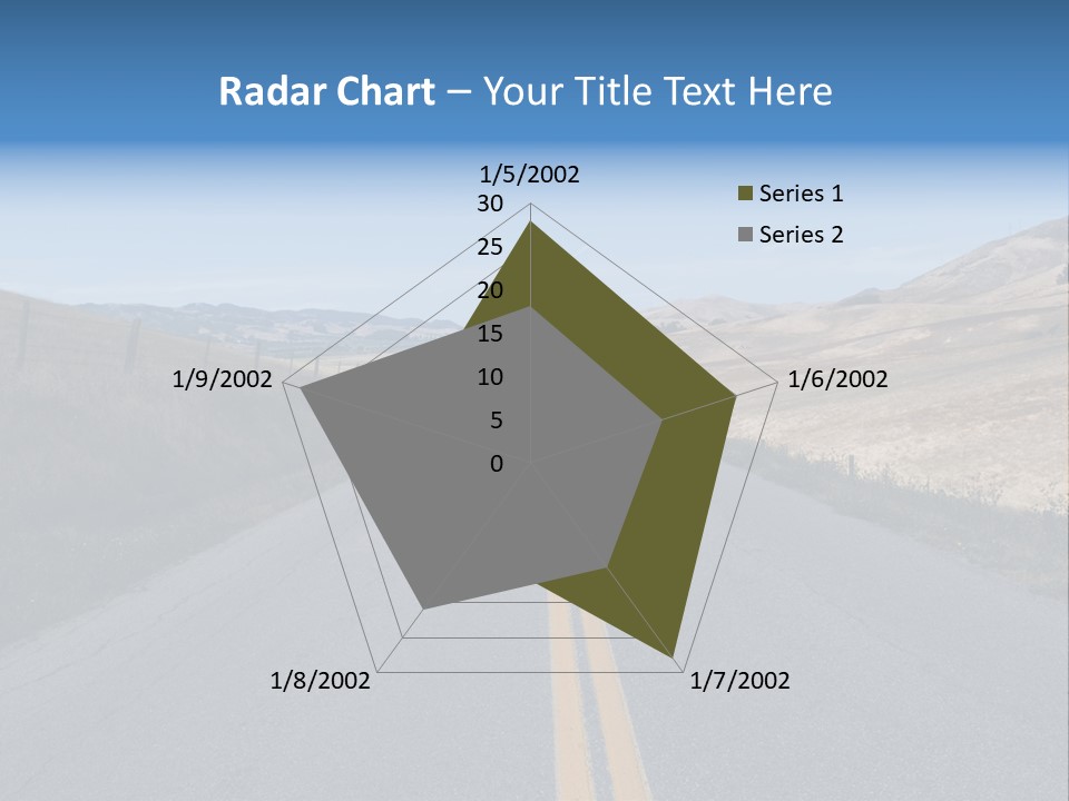Brown Luis Highway PowerPoint Template
