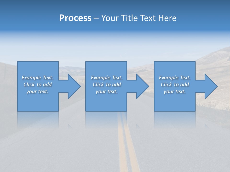 Brown Luis Highway PowerPoint Template