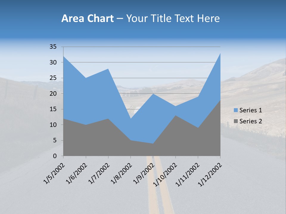 Brown Luis Highway PowerPoint Template
