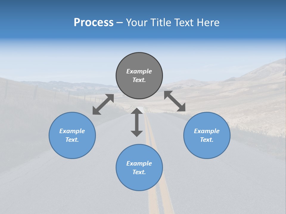 Brown Luis Highway PowerPoint Template