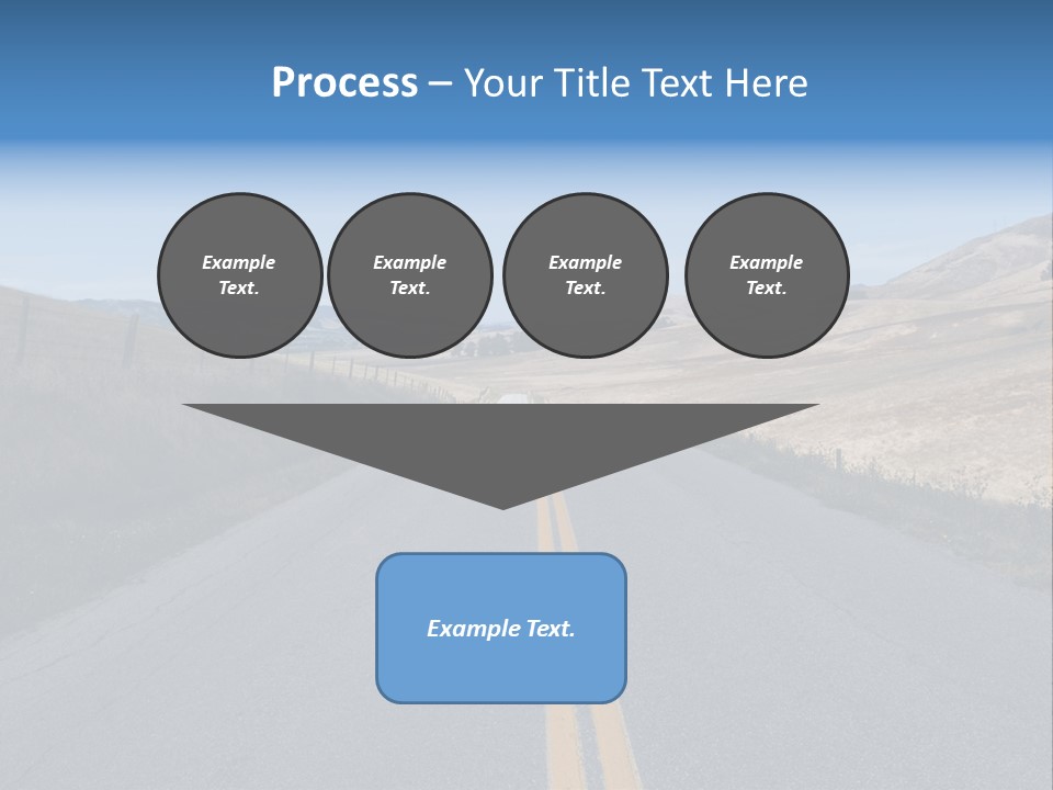 Brown Luis Highway PowerPoint Template